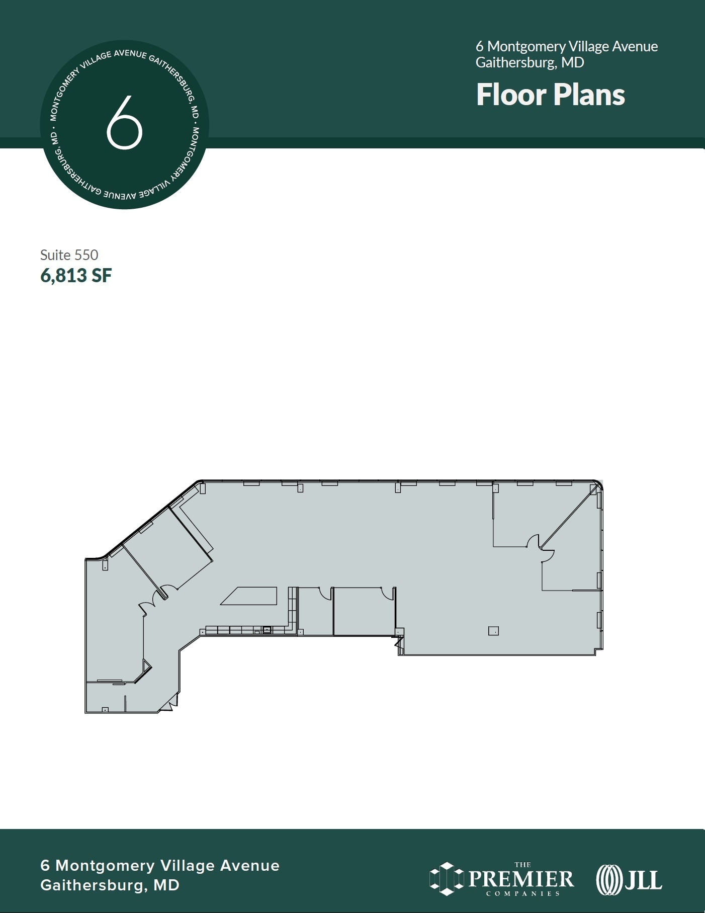 6 Montgomery Village Ave, Gaithersburg, MD à louer Plan d’étage– Image 1 sur 5