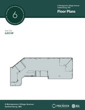 6 Montgomery Village Ave, Gaithersburg, MD à louer Plan d’étage– Image 1 sur 5