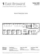 1 E Broward Blvd, Fort Lauderdale, FL à louer Plan d’étage– Image 1 sur 1