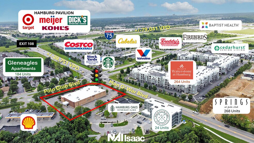 6401 Polo Club Blvd, Lexington, KY à louer - Aérien – Image 2 sur 9
