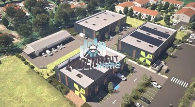 Lavernose-Lacasse, HG - Vue aérienne  vue de carte - Image1