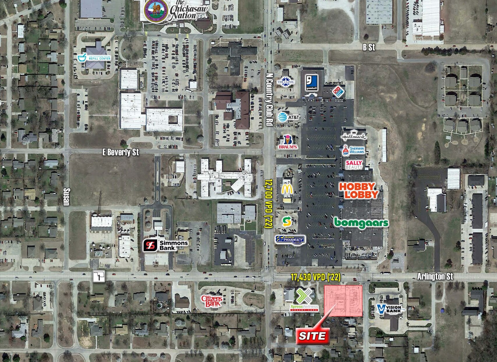 1825 Arlington St, Ada, OK à vendre Photo principale– Image 1 sur 10