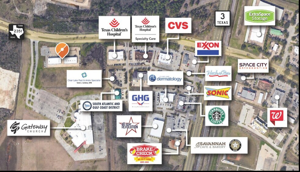 780 Clear Lake City Blvd, Webster, TX à louer - Aérien – Image 3 sur 14