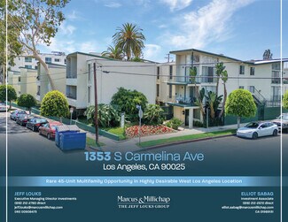 Plus de détails pour 1353 S Carmelina Ave, Los Angeles, CA - Logement à vendre