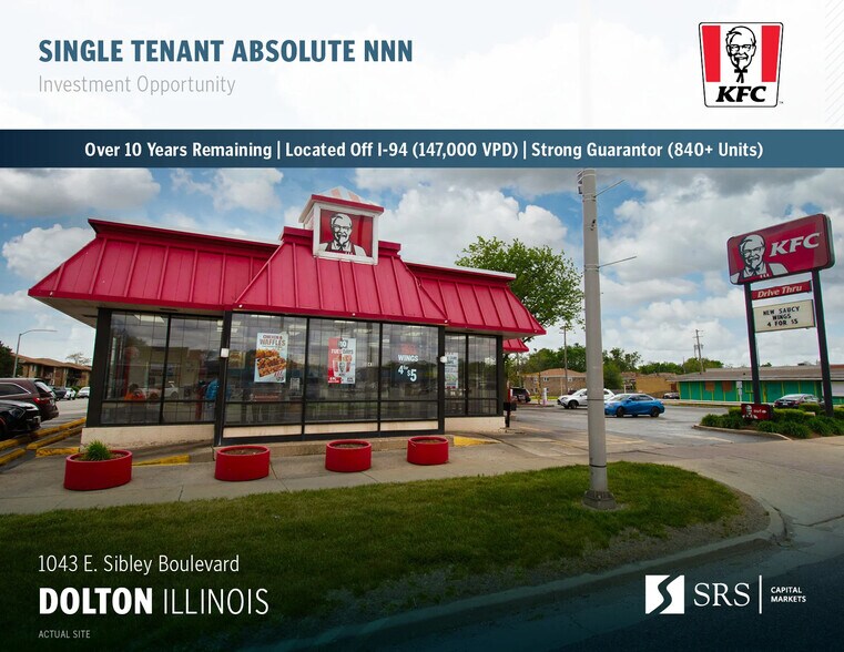 1043 E Sibley Blvd, Dolton, IL à vendre - Photo de l’immeuble – Image 1 sur 6