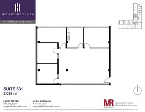 4415 W Harrison St, Hillside, IL à louer Plan d’étage– Image 1 sur 1