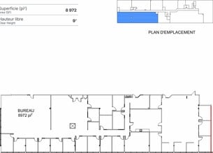 1400 Av St-Jean-Baptiste, Québec, QC à louer Plan d’étage– Image 1 sur 1
