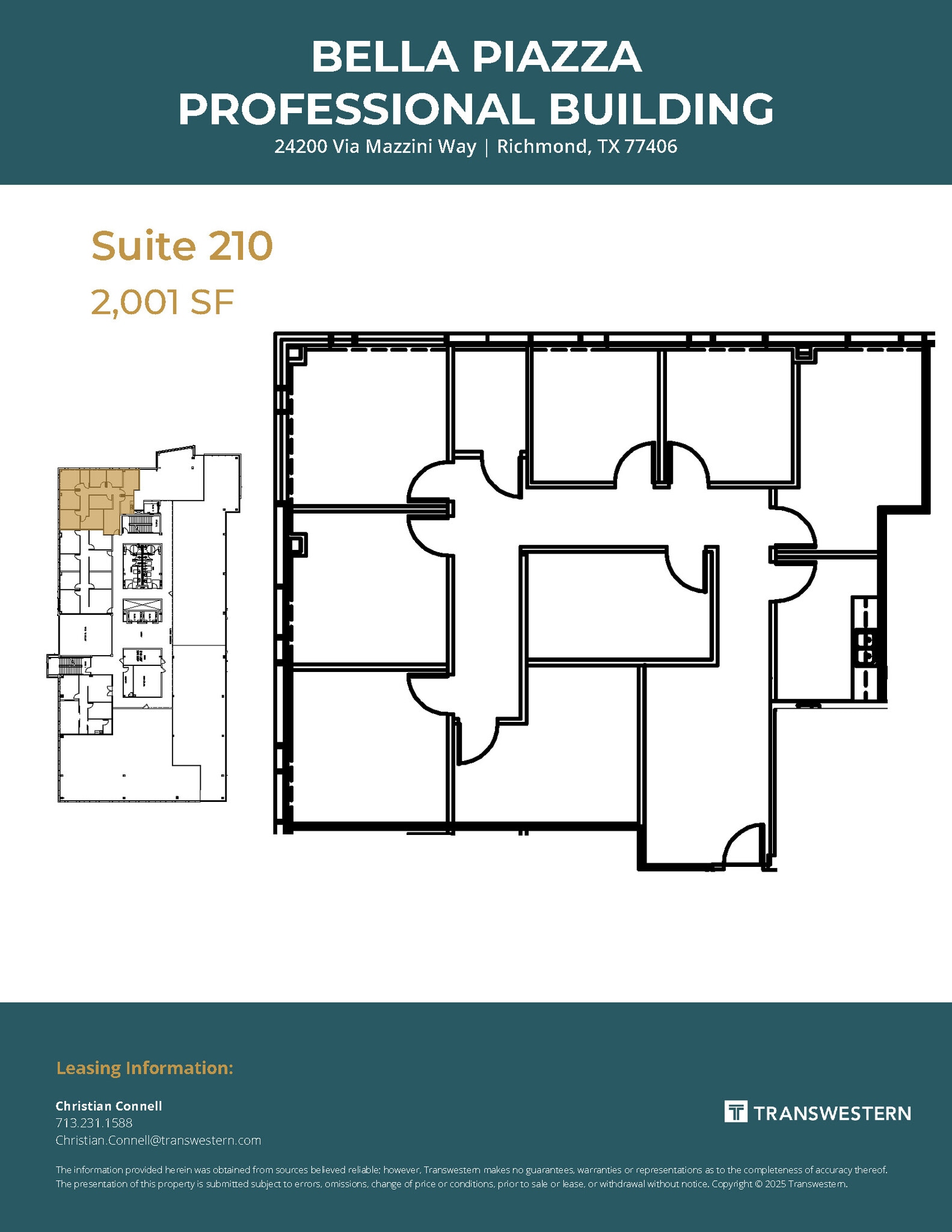 24200 Via Mazzini Way, Richmond, TX à louer Plan d’étage– Image 1 sur 1