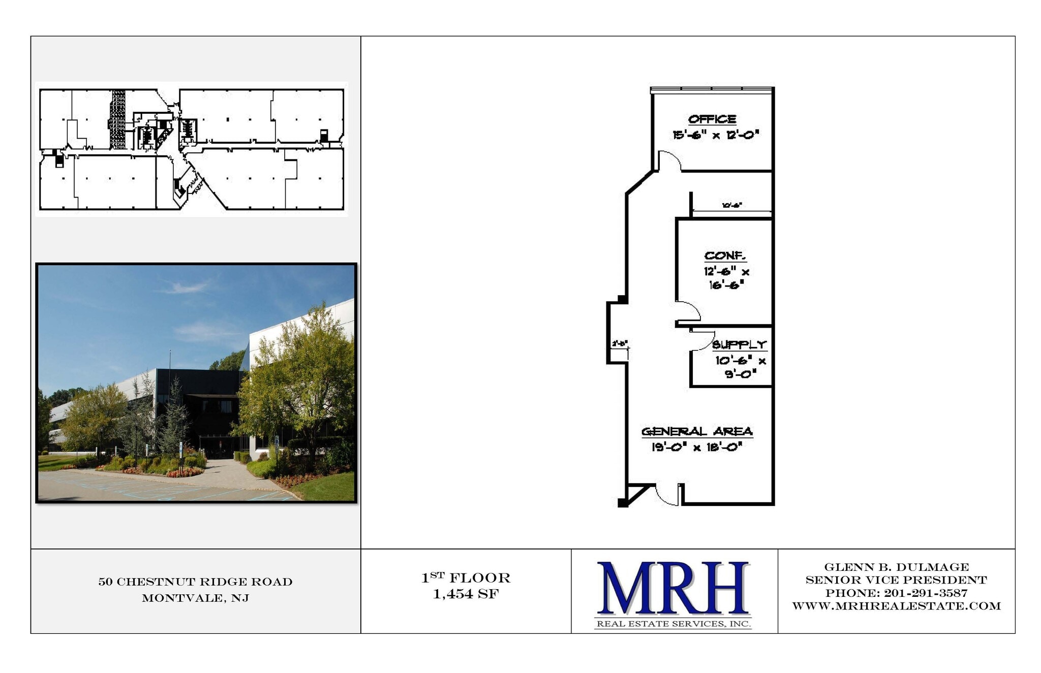 50 Chestnut Ridge Rd, Montvale, NJ à louer Plan d’étage– Image 1 sur 1