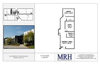 50 Chestnut Ridge Rd, Montvale, NJ à louer Plan d’étage– Image 1 sur 1