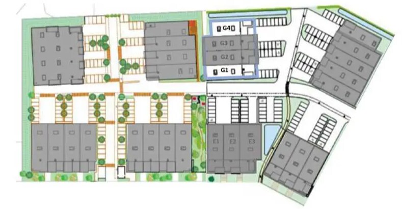 Local d’activités dans Saint-Pierre-du-Perray à louer - Plan de site – Image 1 sur 2