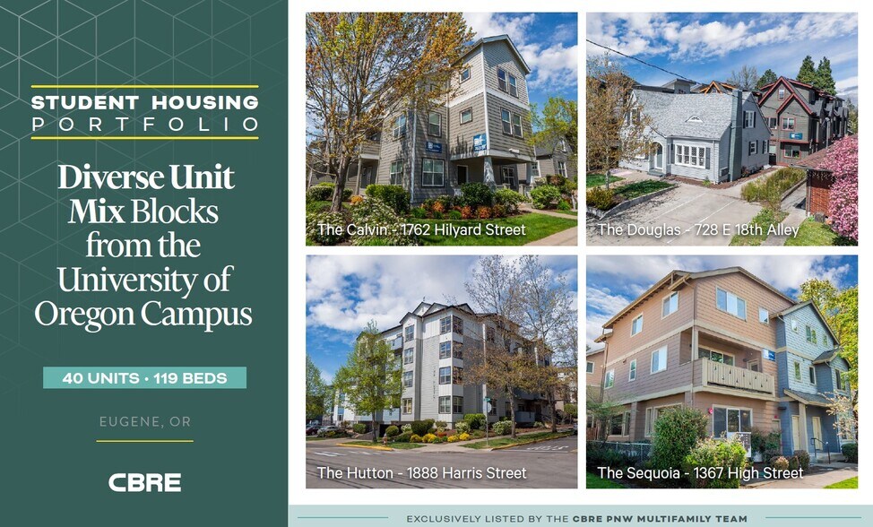 Eugene Student Housing Portfolio portefeuille de 4 biens à vendre sur LoopNet.fr - Autre – Image 1 sur 22