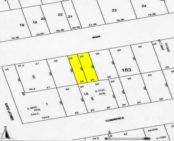 2616-2618 Main St, Dallas, TX à louer - Plan cadastral – Image 3 sur 7