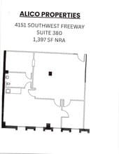 4151 Southwest Fwy, Houston, TX à louer Plan d’étage– Image 1 sur 1