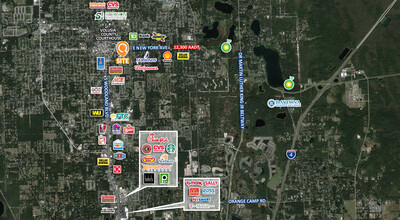 328-348 E New York Ave, Deland, FL - VUE AÉRIENNE  vue de carte - Image1