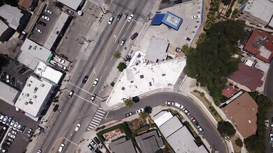 3129 W Sunset Blvd, Los Angeles, CA - Vue aérienne  vue de carte