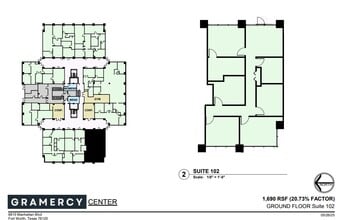 6815 Manhattan Blvd, Fort Worth, TX à louer Plan d’étage– Image 1 sur 1