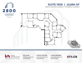 2800 N Central Ave, Phoenix, AZ à louer Plan d’étage– Image 1 sur 1