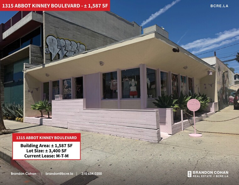 1315-1317 Abbot Kinney Blvd, Venice, CA à louer - Photo de l’immeuble – Image 3 sur 11