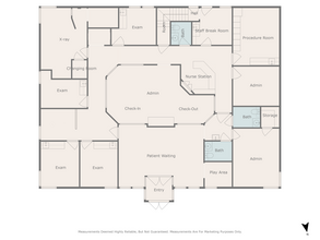 501 W Harwood Rd, Hurst, TX à louer Plan d’étage– Image 1 sur 2