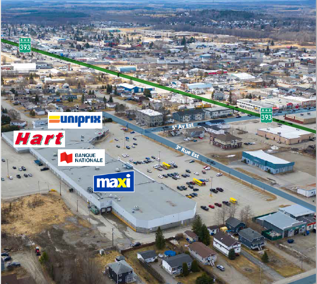255 3E Rue E, La Sarre, QC à louer - Aérien – Image 2 sur 3