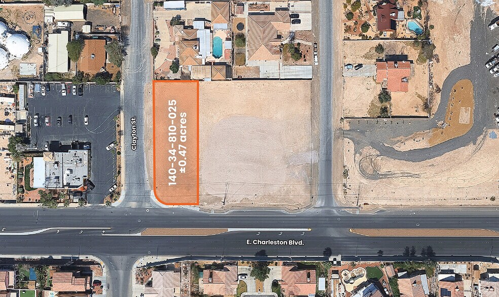 6358 Charleston Blvd, Las Vegas, NV à vendre - Aérien – Image 3 sur 3