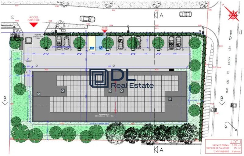 Industriel/Logistique dans Morainvilliers à vendre - Plan de site – Image 3 sur 4