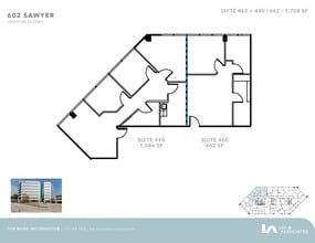 602 Sawyer St, Houston, TX à louer Plan d’étage– Image 2 sur 2
