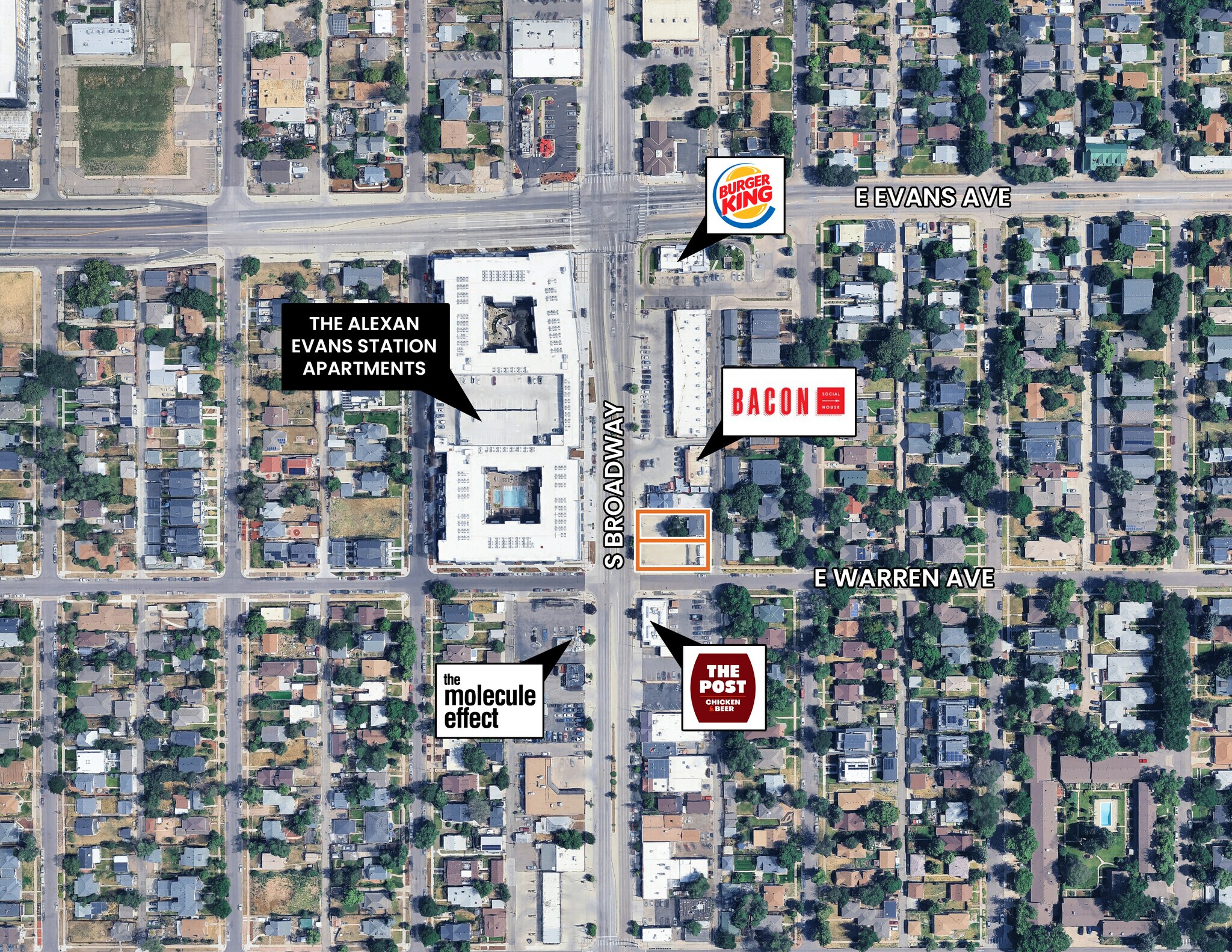2184 & 2190 S Broadway, Denver, CO à vendre Aérien– Image 1 sur 6