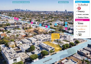730 N La Cienega Blvd, Los Angeles, CA - VUE AÉRIENNE  vue de carte - Image1