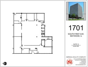 1701 S 1st Ave, Maywood, IL à louer Plan d’étage– Image 2 sur 4