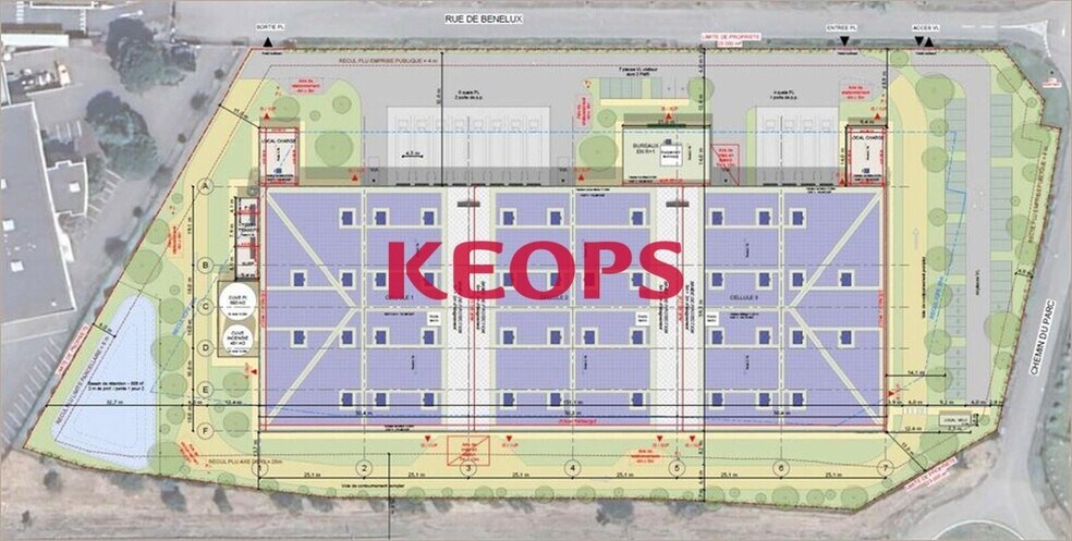 1 Rue Du Bénélux, Lespinasse à louer - Plan d’étage – Image 3 sur 3