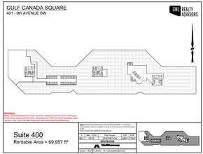 401 9th Ave SW, Calgary, AB à louer Plan d’étage– Image 1 sur 1