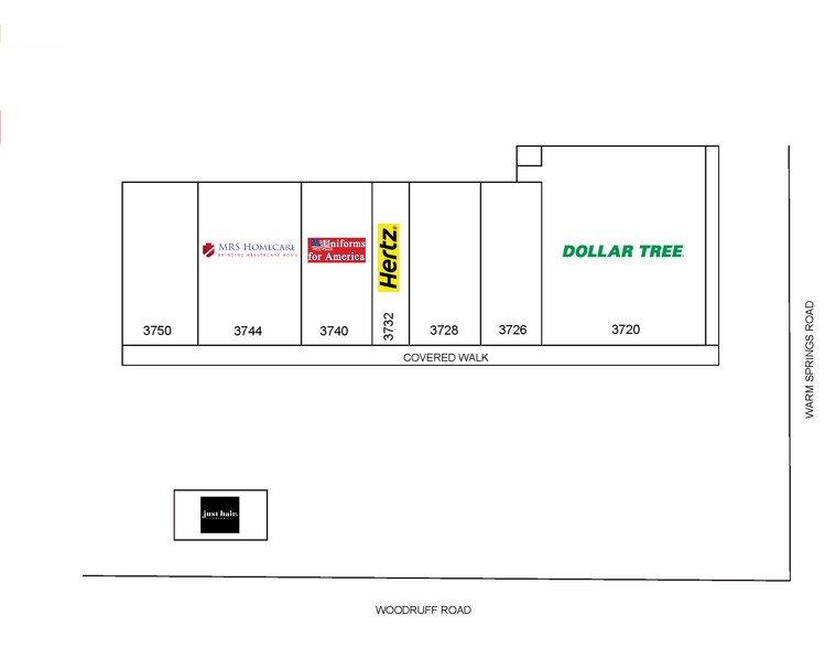 3744 Woodruff Rd, Columbus, GA à louer - Photo de l’immeuble – Image 3 sur 3