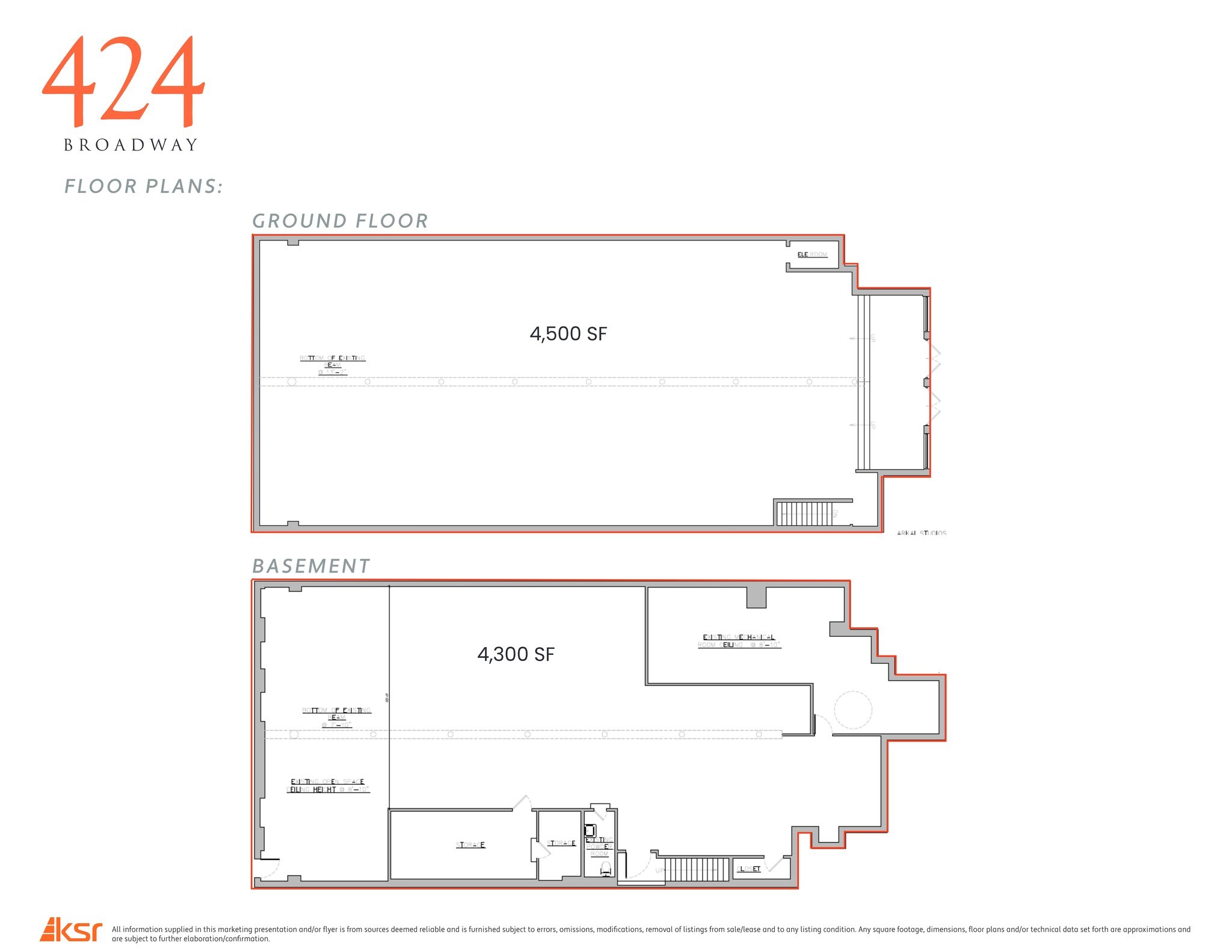 424-426 Broadway, New York, NY à louer Plan de site– Image 1 sur 3