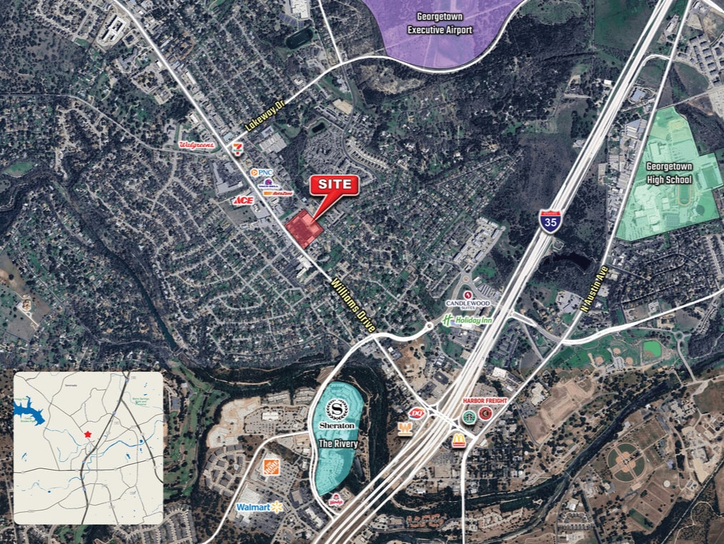 2411-2501 Williams Dr, Georgetown, TX à louer Aérien– Image 1 sur 5
