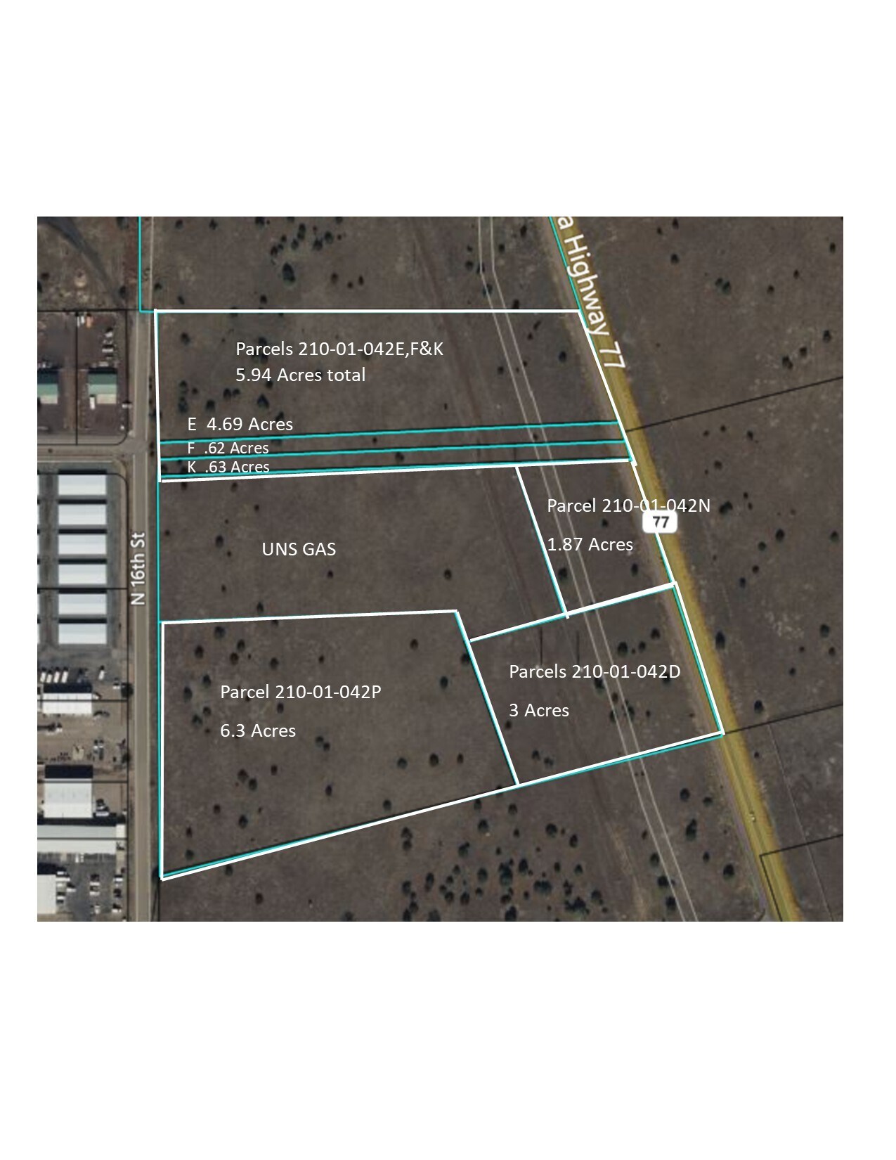 Parcels 210-01-042E F&K, Show Low, AZ à vendre Autre– Image 1 sur 3