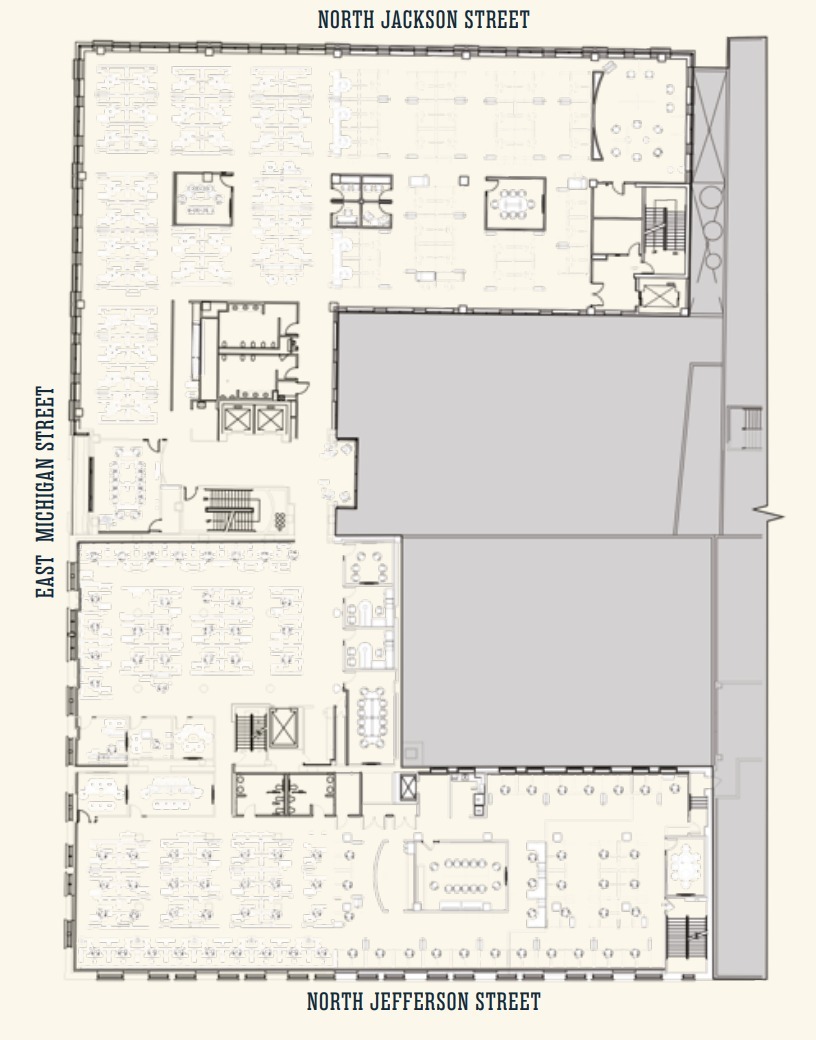 507 E Michigan St, Milwaukee, WI à louer Plan d’étage– Image 1 sur 1