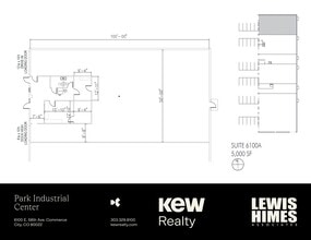 6000 E 58th Ave, Commerce City, CO à louer Plan de site– Image 1 sur 1