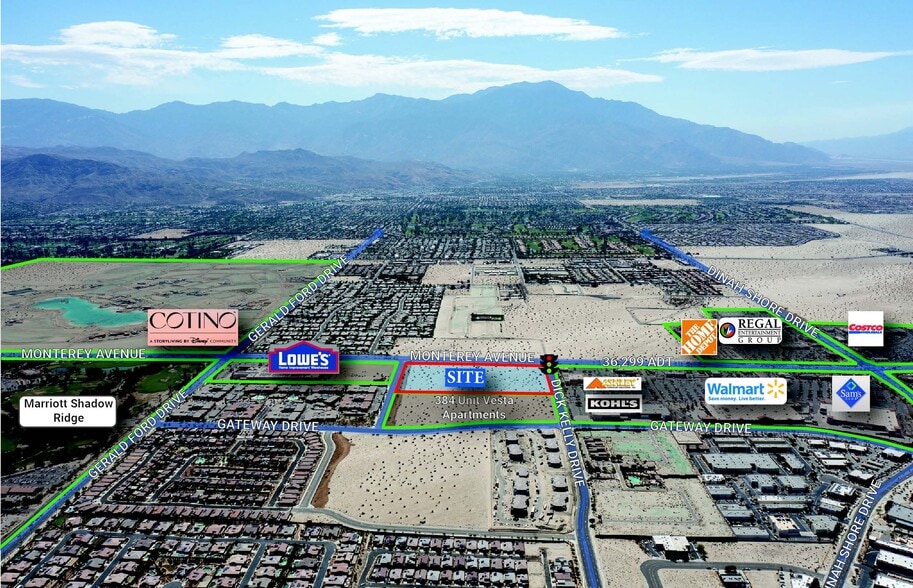SEC Monterey Ave & Dick Kelly Dr, Palm Desert, CA à vendre - Photo de l’immeuble – Image 1 sur 4