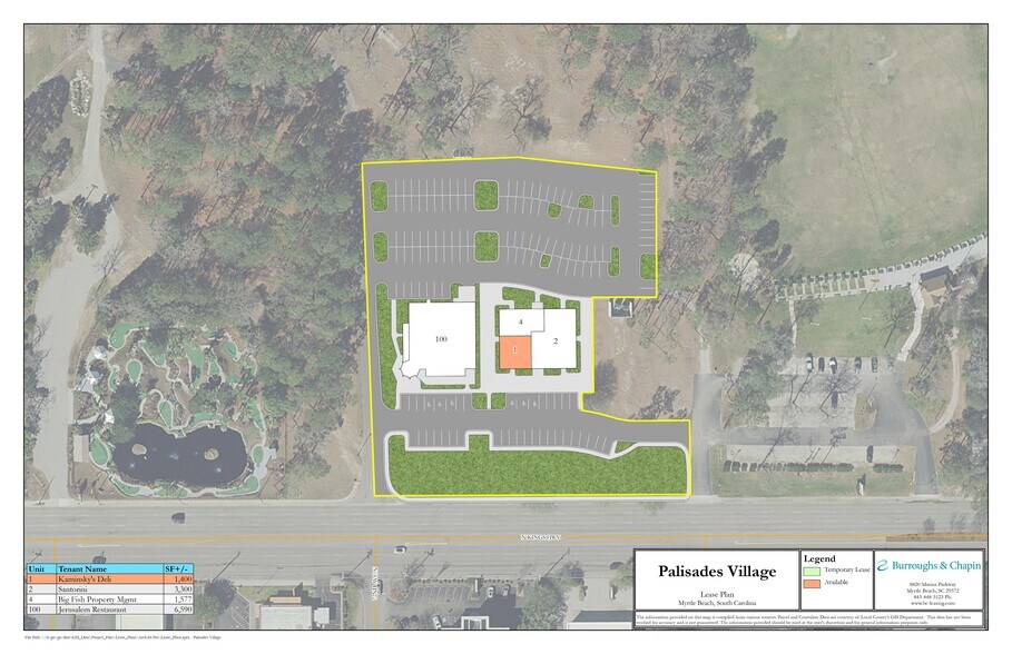 7223 N Kings Hwy, Myrtle Beach, SC à louer - Plan de site – Image 2 sur 2
