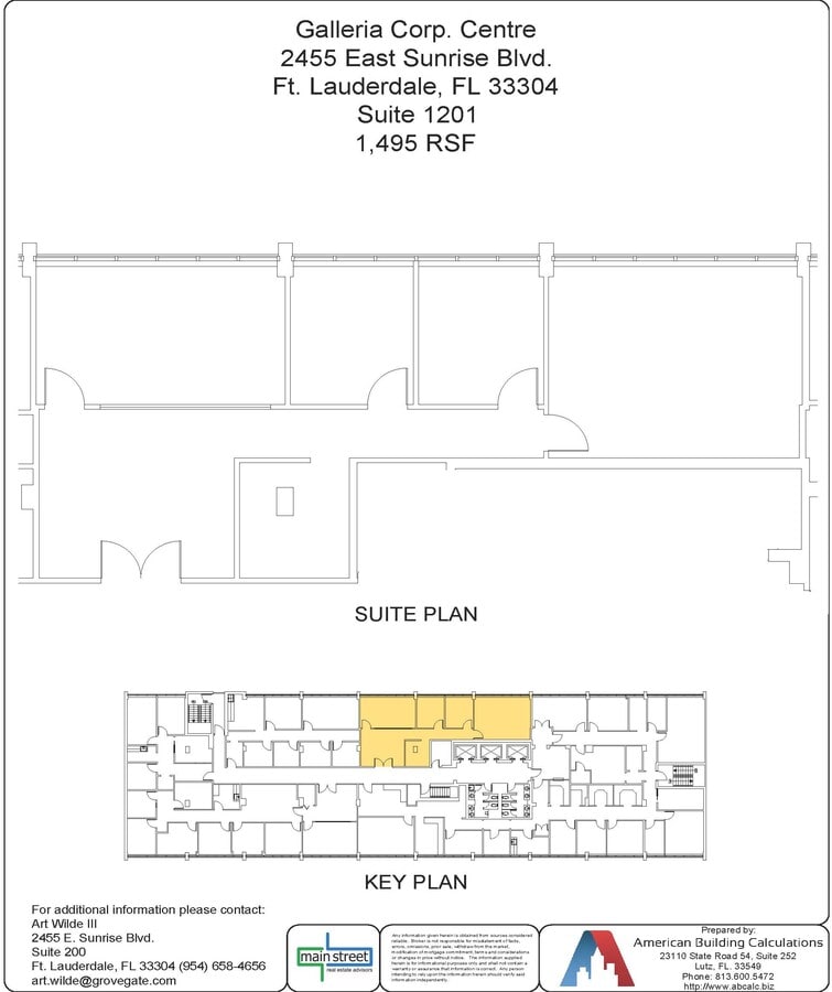 2455 E Sunrise Blvd, Fort Lauderdale, FL 33304 - Lot 1201 -  - Plan d’étage - Image 1 of 18