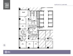 180 N LaSalle St, Chicago, IL à louer Plan d’étage– Image 1 sur 1
