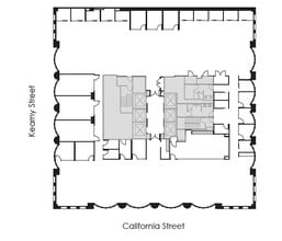 580 California St, San Francisco, CA à louer Plan d’étage– Image 1 sur 1