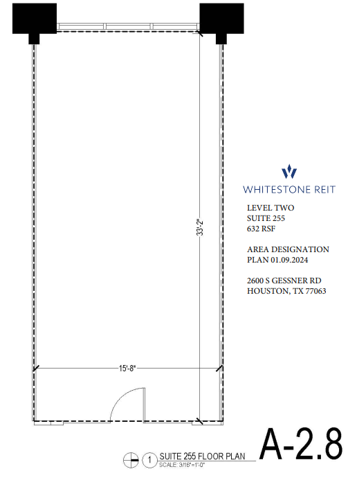 2600 S Gessner Rd, Houston, TX à louer Plan d’étage– Image 1 sur 1