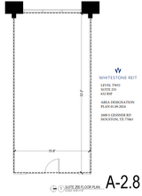 2600 S Gessner Rd, Houston, TX à louer Plan d’étage– Image 1 sur 1