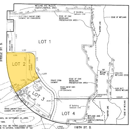 11401 Steele St S, Tacoma, WA à louer - Plan cadastral – Image 2 sur 4