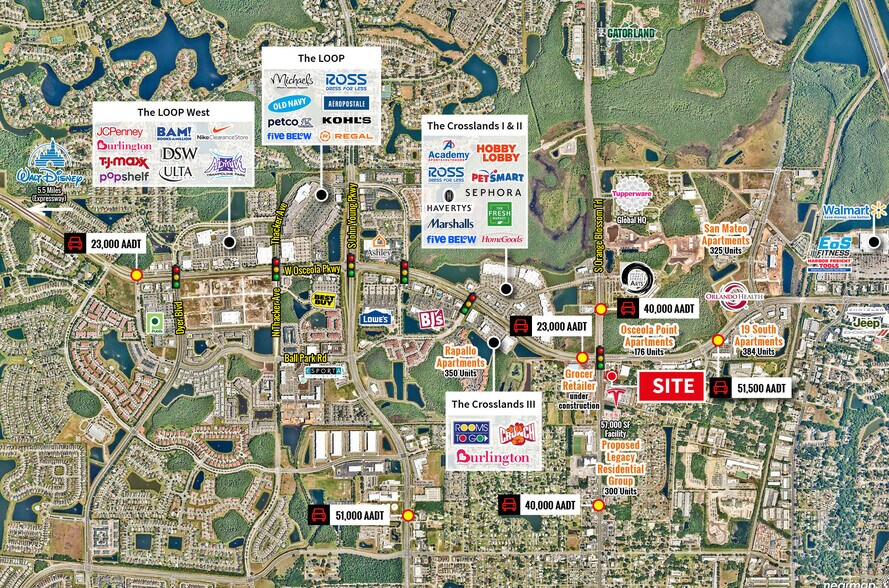 Sec Of Osceola Parkway & Orange Blossom Trl, Kissimmee, FL à louer - Photo de l’immeuble – Image 2 sur 2