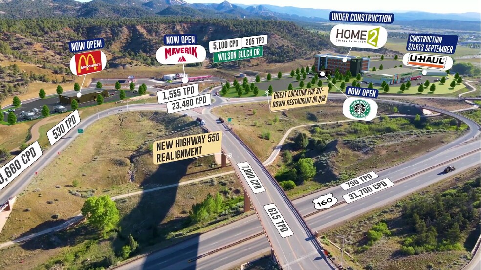 2 Wilson Gulch Dr, Durango, CO à vendre - Aérien – Image 1 sur 4
