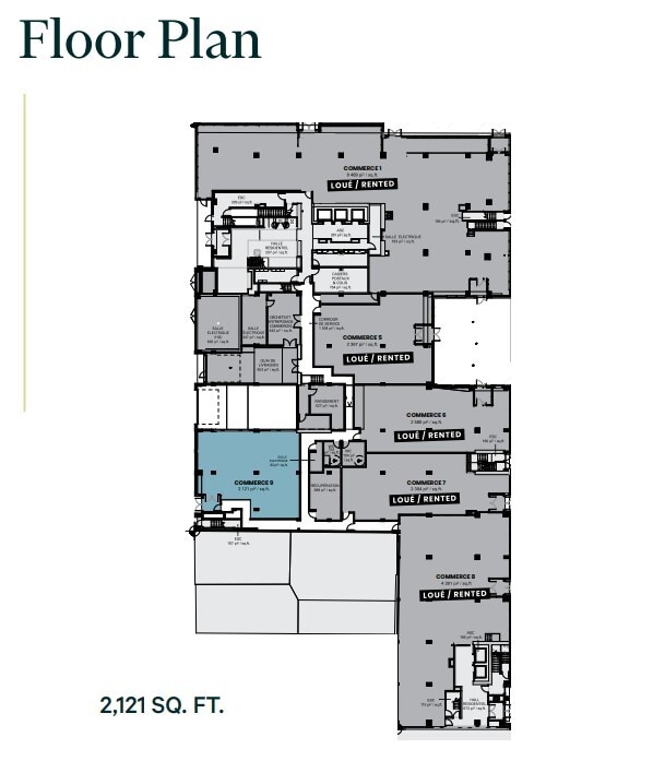 235 St rue Young, Montréal, QC à louer Plan d’étage– Image 1 sur 1